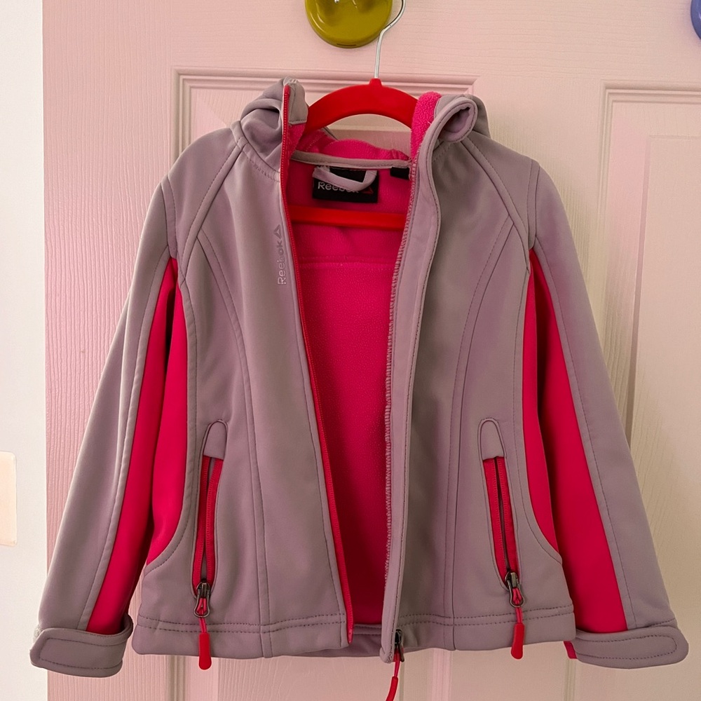 Reebok Toddler Girl Active Windbreaker Jacket Size 4T